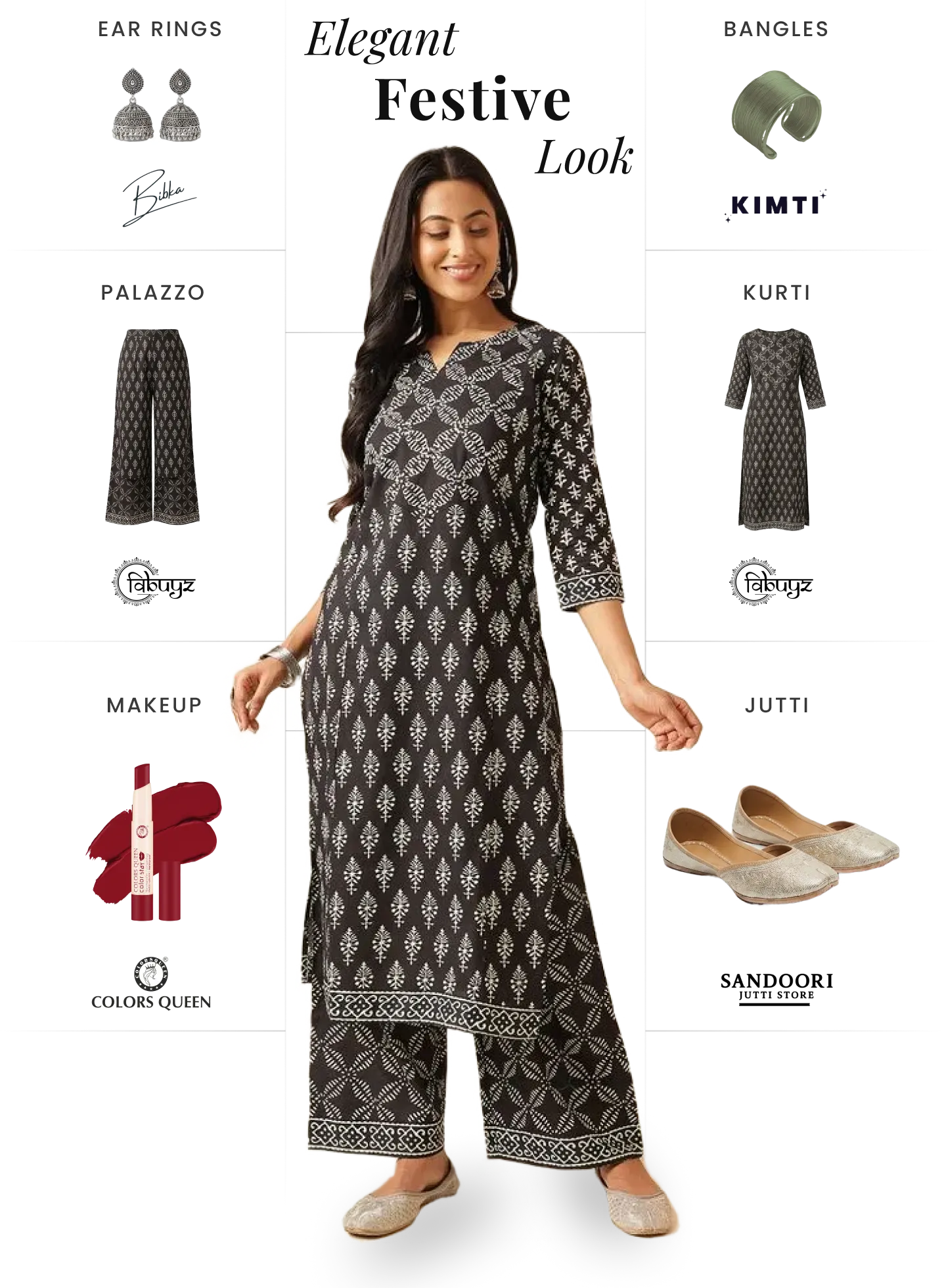 elegant festive look